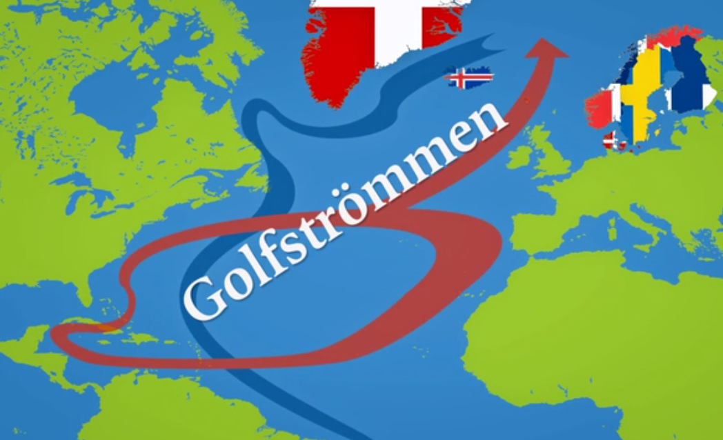 Golfströmmen Karta | Karta